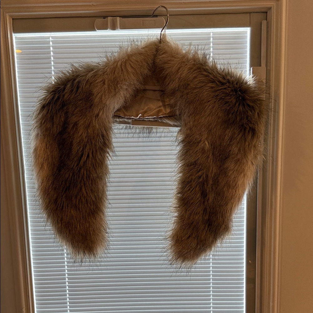 Luxurious Faux Fur Women's Cape in Brown